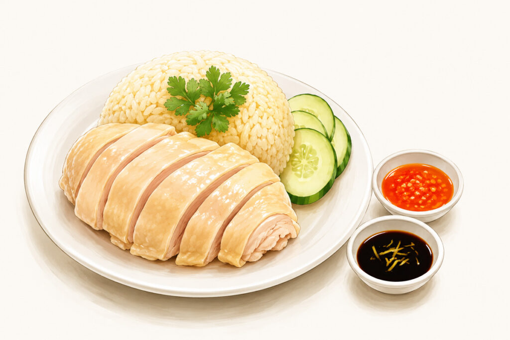 チキンライス しっとり鶏と旨みごはんの王道名物